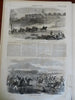 Alarmed Picket Winter Scene Harper's Civil War newspaper 1862 complete issue