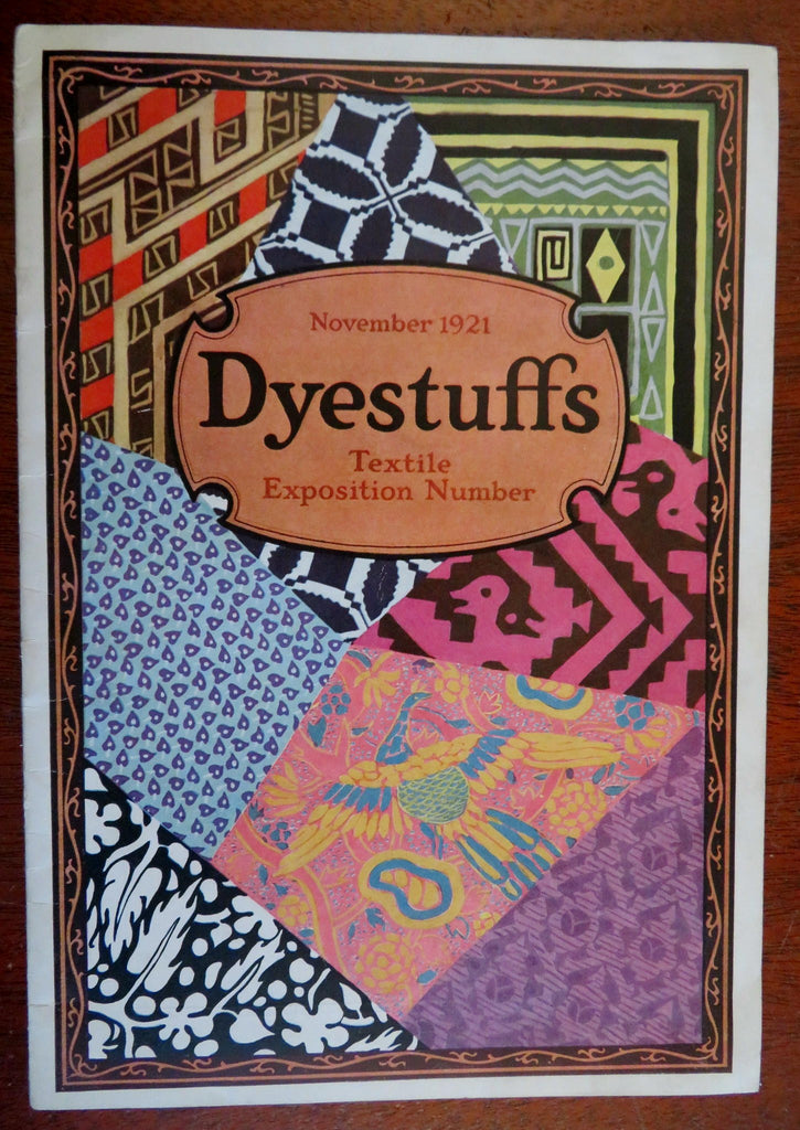 Dyestuff Trade Magazine Textile Exposition November 1921 illustrated periodical