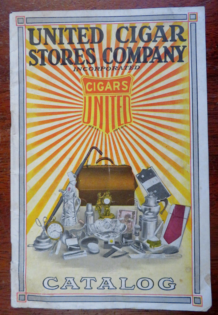 United Cigar Stores Premium Catalog 1916 Home Goods Rings Silverware booklet