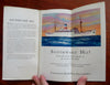 Caribbean Cruise Canadian National Steamships c. 1955 illustrated tourist ad