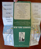 New York Subways Brooklyn Queens Manhattan c. 1965 folding pocket map