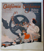 California Picture Book Travel Guide 1925 illustrated tourist brochure w/ map