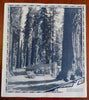 California Picture Book Travel Guide 1925 illustrated tourist brochure w/ map