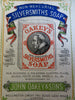 John Oakey & Son Advertising Print Silversmith Soap c. 1870 rare color litho ad