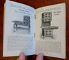 Estate Gas Ranges Household Hints & Recipes c. 1910 illustrated trade catalogue