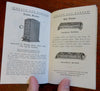 Estate Gas Ranges Household Hints & Recipes c. 1910 illustrated trade catalogue