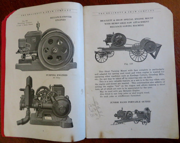 Brackett & Shaw Catalogue water heat power light c. 1890's Somersworth NH rare