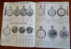 New York Jewelry Catalog Watches Earrings rings diamonds c.1910 nice catalog