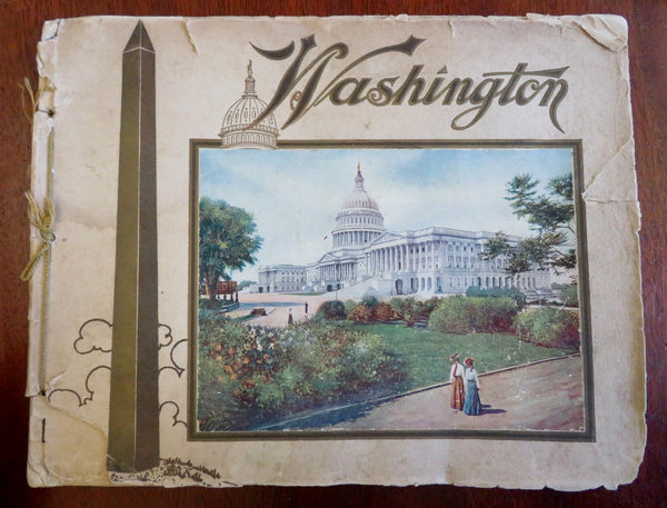 Washington D.C. Souvenir Album 1907 keepsake pictorial book architectural views