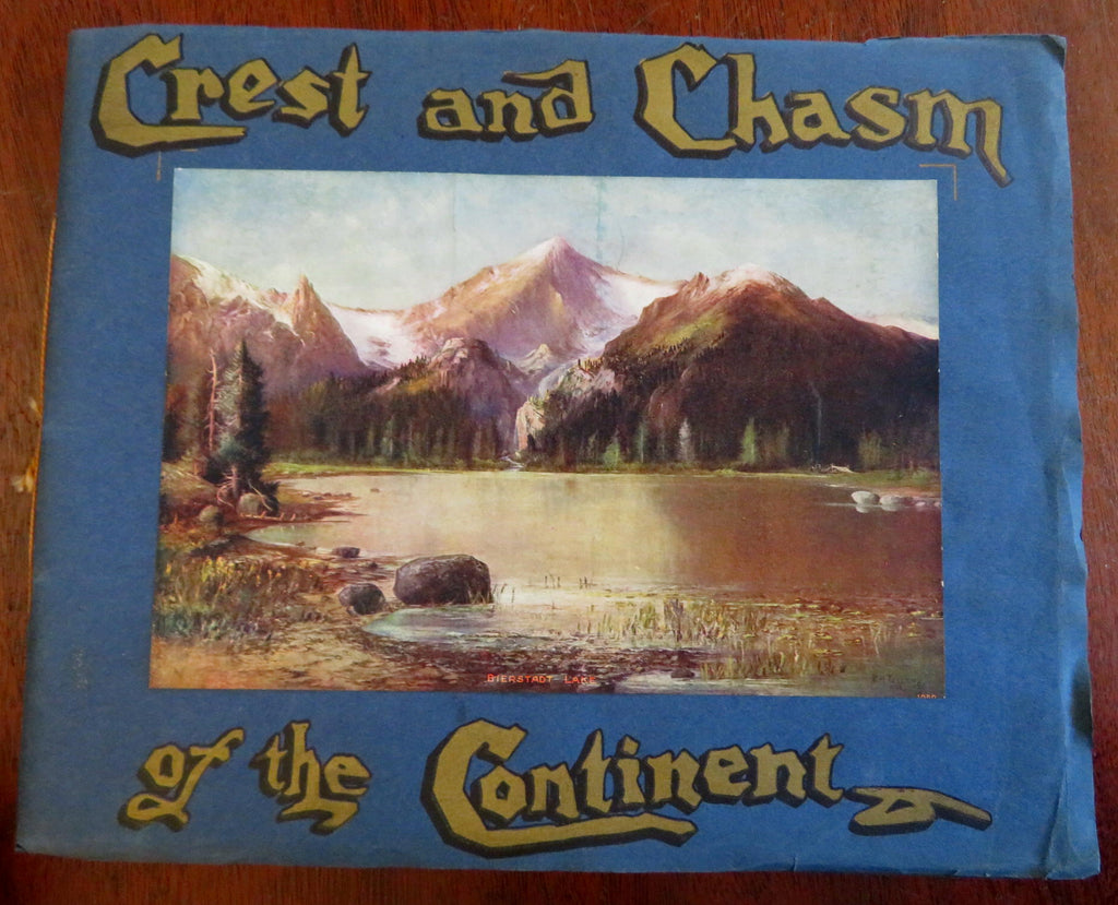 American West Mountains Souvenir Album 1905 Colorado pictorial book