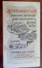 Agricultural Equipment Advertising map 1894 D.M. Osbourne merchant brochure