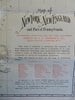Agricultural Equipment Advertising map 1894 D.M. Osbourne merchant brochure