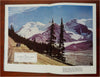 Canadian National Railways Lot x 2 Travel Brochures c 1938 Jasper National Park