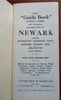 Newark New Jersey Indexed Street Plan Subway Lines Bus Routes 1939 pocket map