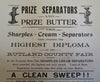 Sharples Cream Separator Butter Churn c. 1870's pictorial advertising broadside