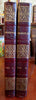 William Shakespeare Dramatic Plays & Poems 1835 lovely leather 2 v. American set