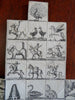 Children's Game Box Story Scenes Bible Stories 1830's-50's rare pictorial block