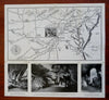 Grottoes Virginia Grand Caverns c. 1920's tourist cartoon pictorial souvenir map