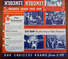 Hotel Lincoln New York City Manhattan map 1941 advertising city plan brochure