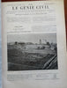 Civil Engineering in Europe 1903 French illustrated journal rare monumental book
