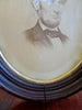 Abraham Lincoln Albumen photo c. 1870's Walnut oval framed portrait