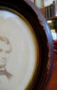 Abraham Lincoln Albumen photo c. 1870's Walnut oval framed portrait