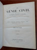 Civil Engineering Europe 1881 French illustrated journal all fields Industry etc