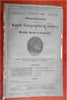 Greater Tibet exploration Red Sea Colonies 1885 rare RGS periodical 2 lg. maps