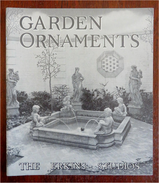 Erkins Studios Garden Ornaments Statues c. 1950 pictorial advertising catalog
