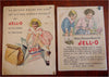 Jell-O Advertising Booklets Lot x 2 Pictorial Promo Books c. 1915 recipes