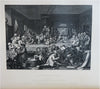 William Hogarth Artist Complete Works 1870's leather 150 engravings book