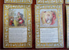 Embossed Pictorial Prayer Cards Lot x 14 Biblical Scenes c.1880's ephemera cards