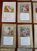 Embossed Pictorial Prayer Cards Lot x 14 Biblical Scenes c.1880's ephemera cards