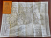 Boston Fall Market Road Map 1924 vintage advertising auto travel pocket map