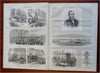 Union Victories NYC Parade Harper's Civil War newspaper 1865 complete issue