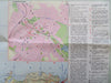 Crimea Ukraine USSR Soviet Union 1986 tourist brochure detailed travel map info