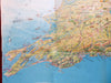 Caucasus Black Sea Coast USSR Soviet Union 1963 promotional tourist map