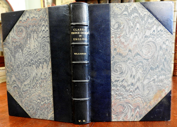 French Course in English 1890 William Cleaver Wilkinson Stikeman leather binding