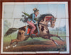 Egypt stereotype Camel Riders Pyramids & Uncle Sam c. 1880 juvenile puzzles