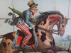 Egypt stereotype Camel Riders Pyramids & Uncle Sam c. 1880 juvenile puzzles