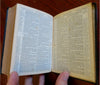 Holy Bible Old New Testament Anglican Church 1857 Christian leather pocket book