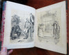Mrs. Perkins's Ball c.1850 Titmarsh Thackeray illustrated fine leather book