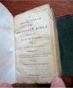 Polyglott Bible English Edition Old & New Testament 1845 Christian leather book
