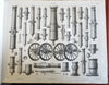 Iconographic Atlas 1851 Heck 234 engravings Naval Military Architecture Myth Art