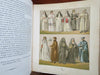 Racinet c. 1886 Fashion Costume Prints Ethnography w/ 94 color plates book