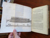 History & Antiquities of Nismes Belgium 1829 Menard illustrated guide book