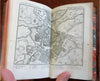 Seven Year's War Germany Battles Geography 1758 Atlas 2 vol. set w/ 39 maps