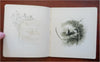 On the Ocean of Time Calendar Months Poetry c. 1890 illustrated book