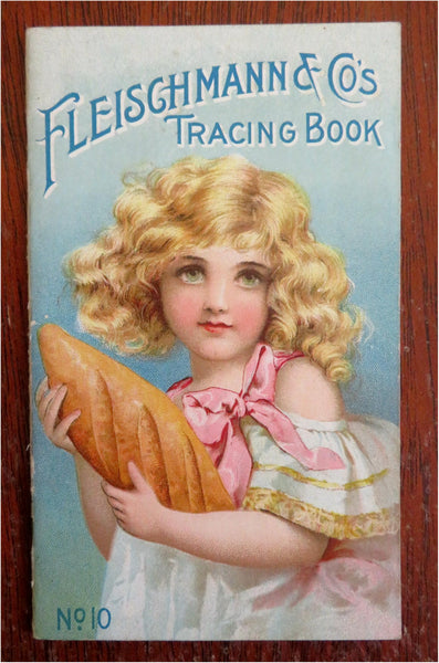 Fleischmann & Co Tracing Book c. 1880's children's promo arts booklet