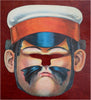 Masks Lot x 3 Clown Ukraine Russia Soldier Cossack 1904 Halloween paper masks